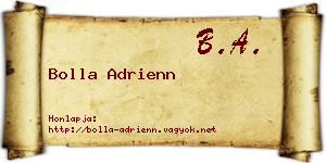 Bolla Adrienn névjegykártya